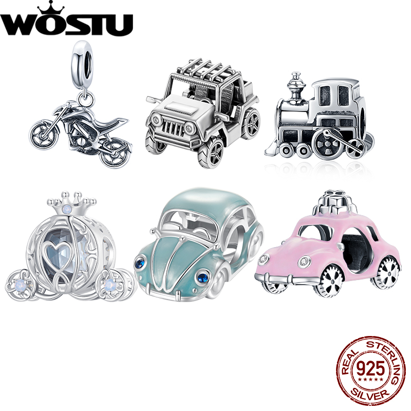Vintage Cycling Gear - WOSTU Ciondolo per auto in argento