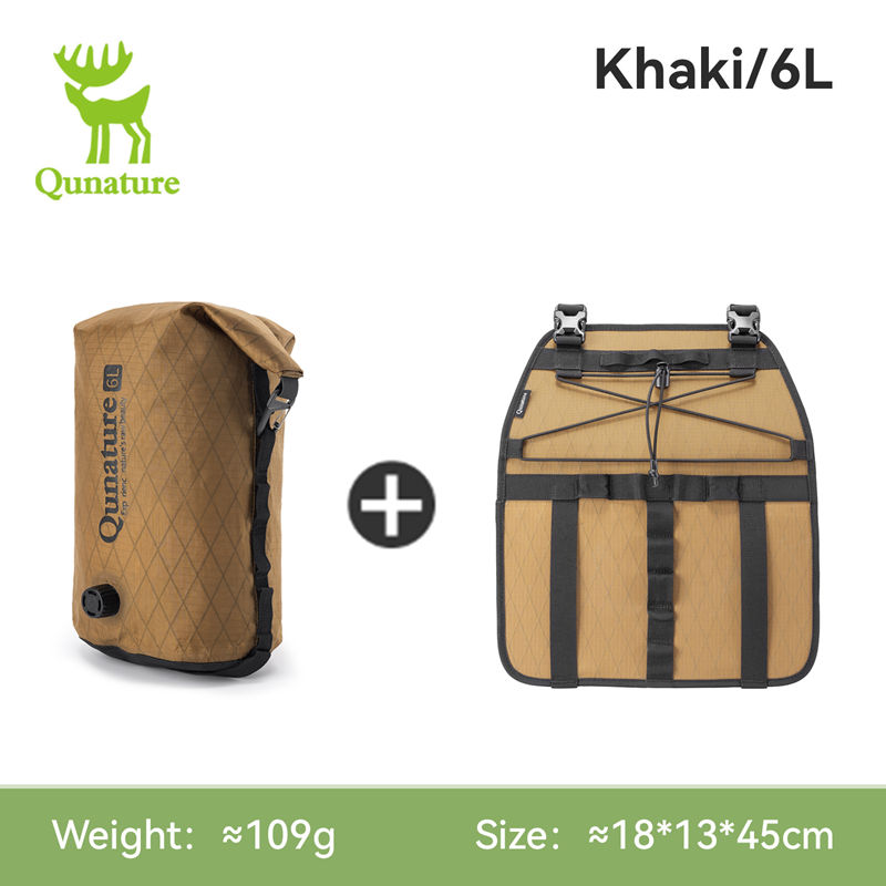 Cycling Gear Pack - Borsa da Bikepacking Qunature 6/12L, Completamente