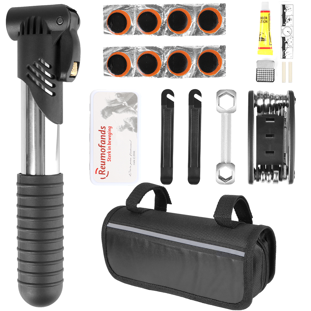 Cycling Gear Pack - Kit di riparazione biciclette Borsa Leva