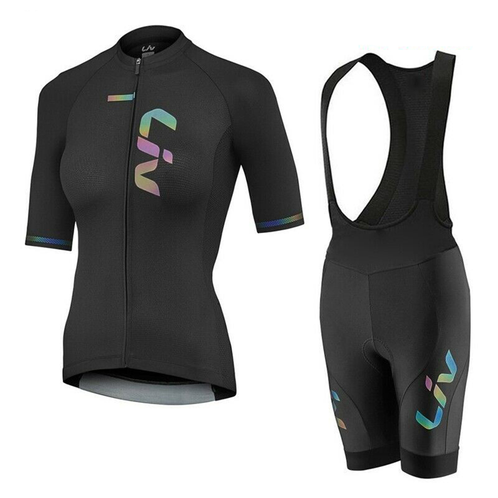 Cycling Gear Girls - LIV Maglia da ciclismo estiva Pantaloncini