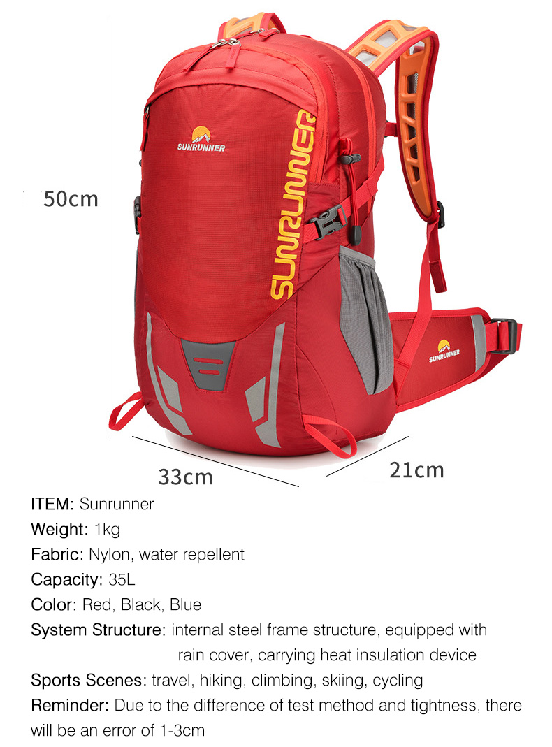 Zaino da Escursionismo 35L, Gr - Cycling Gear Pack recensione e prezzo