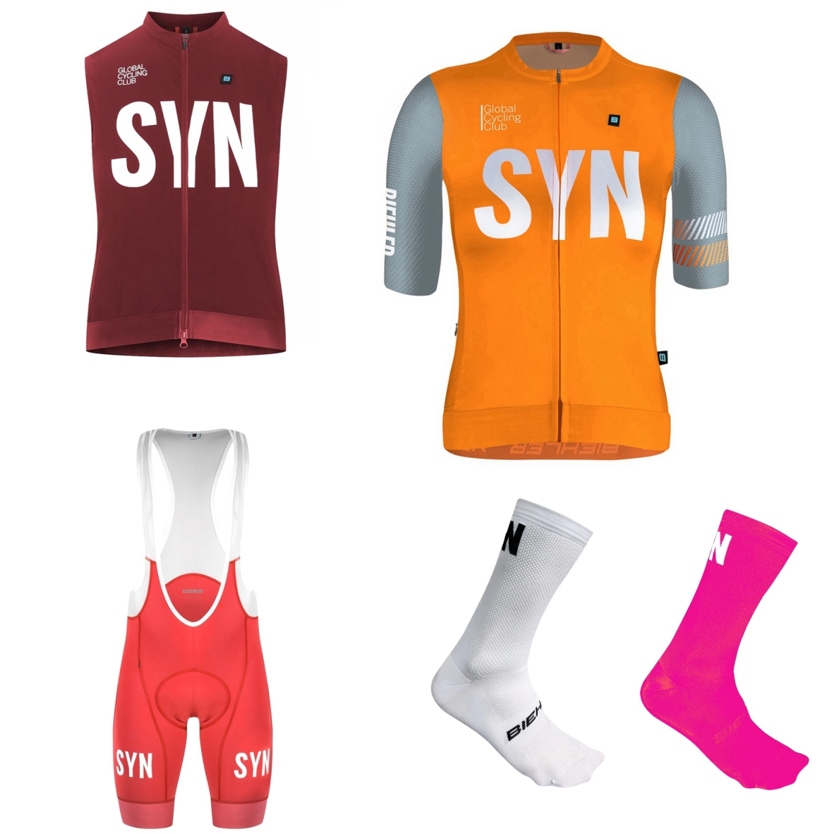 Maglia da ciclismo bianca a ma - Cycling Gear Girls recensione e prezzo