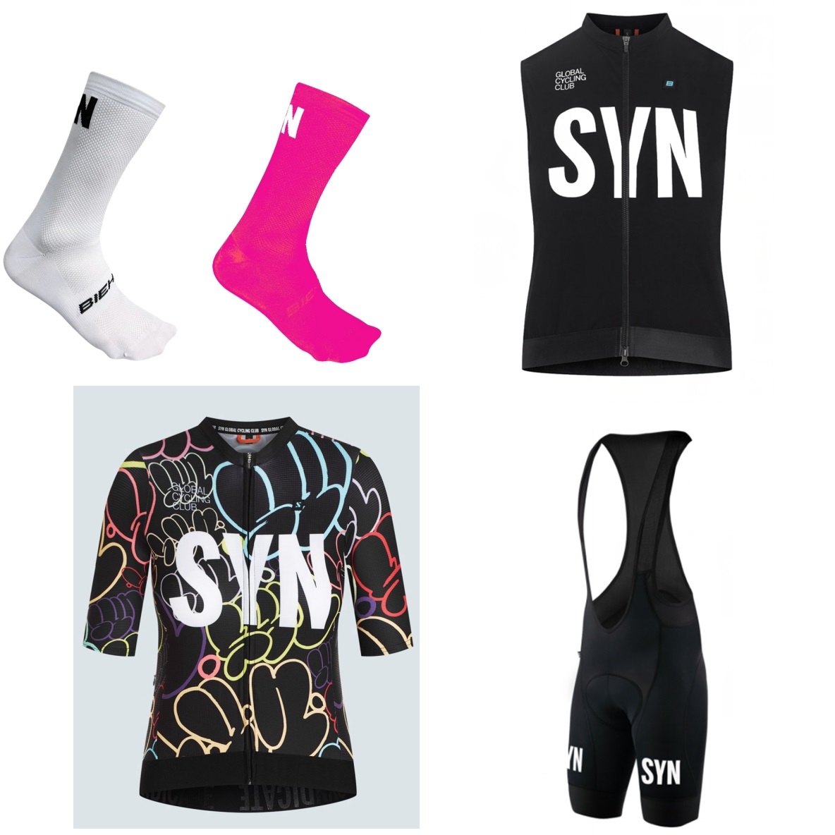 Maglia da ciclismo bianca a ma - Cycling Gear Girls recensione e prezzo