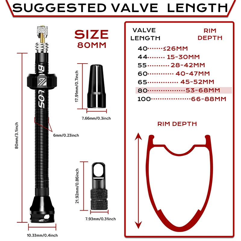 BUCKLOS Valvola Tubeless per b - Gravel Bike Tires recensione e prezzo