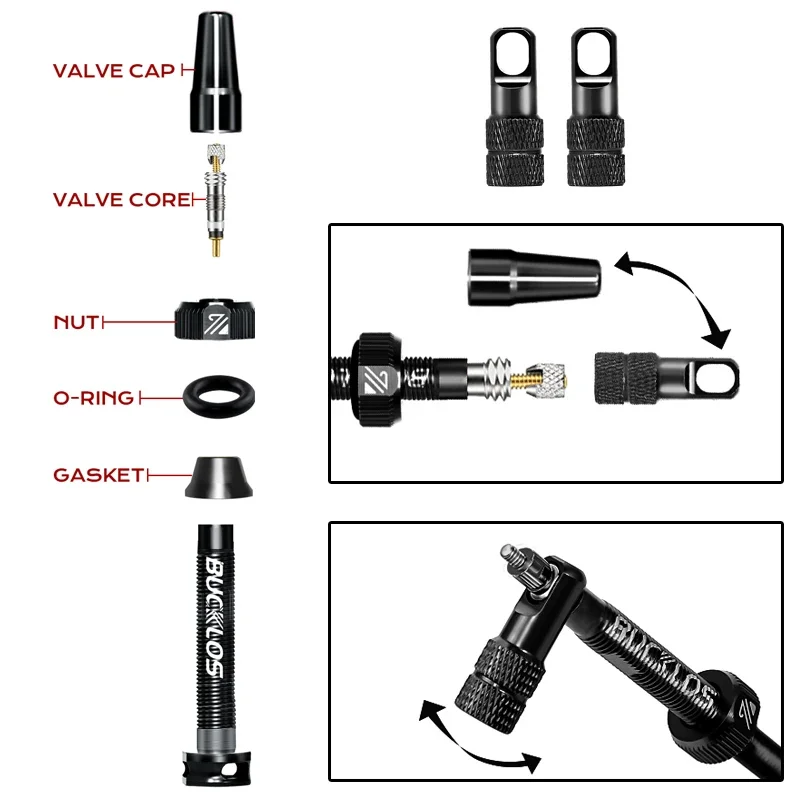 BUCKLOS Valvola Tubeless per b - Gravel Bike Tires recensione e prezzo