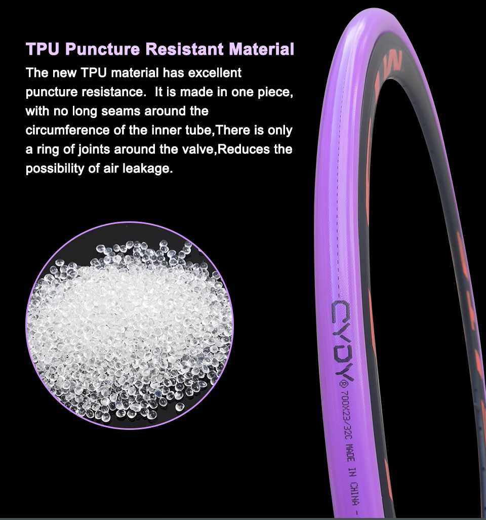 Camera d'aria CYDY in TPU da 4 - Gravel Bike Tires recensione e prezzo